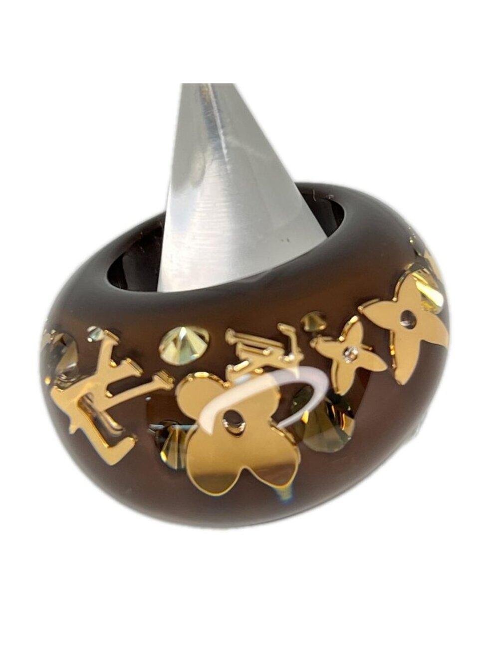 Louis Vuitton Bague Inclusion M Ring Brown